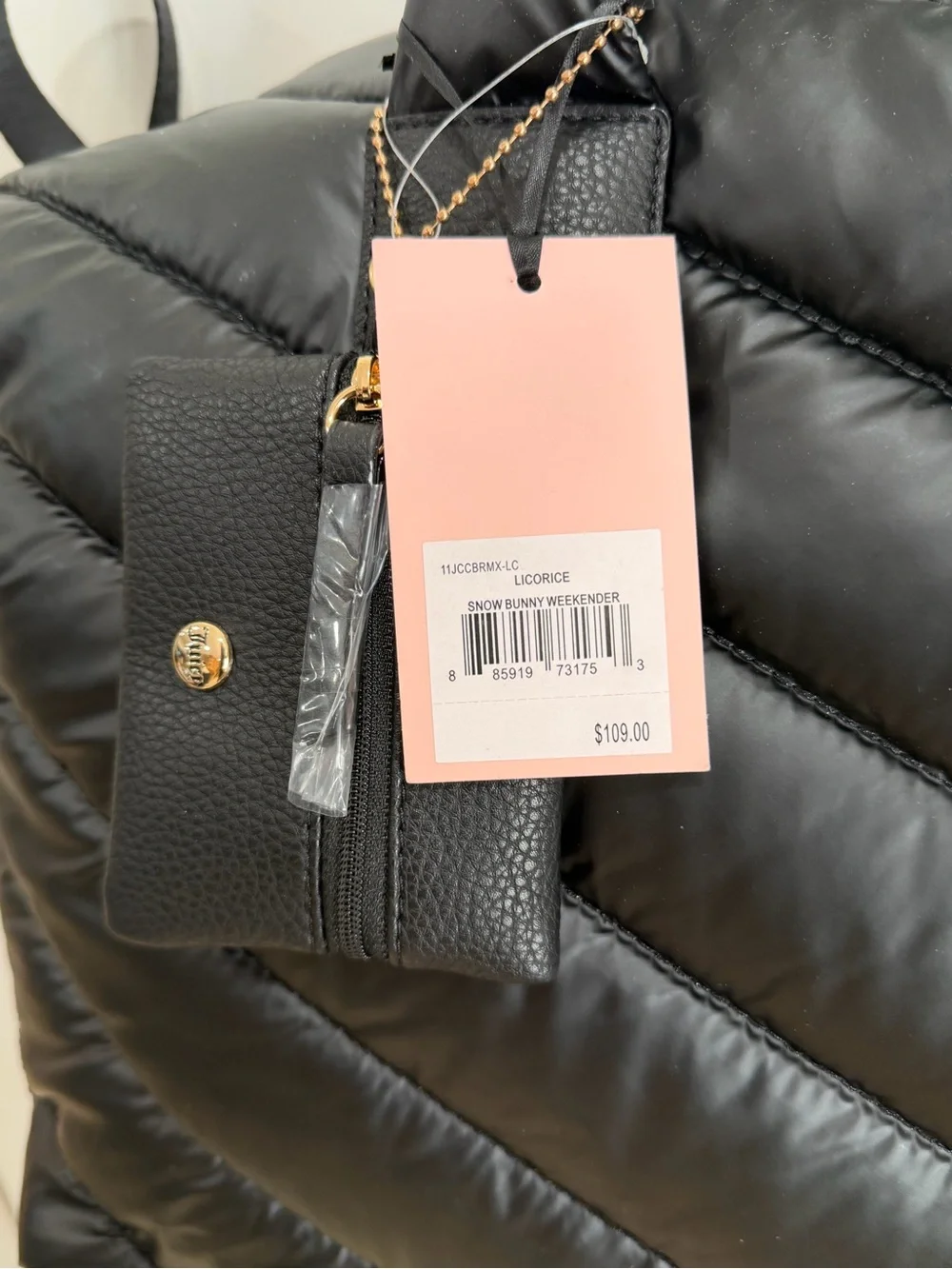 Juicy Couture padded quilted